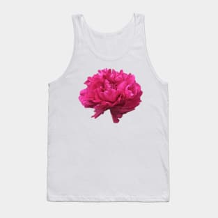 Hot Pink Peony in Full Bloom Tank Top